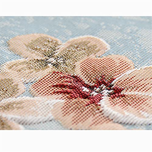 Nappe ronde de 280cm pour protéger et embellir une grande table basse rétro