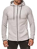  Tazzio Herren Sweatshirt 18216 Grau XXL