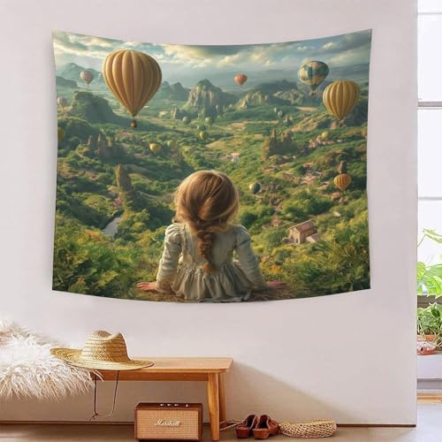 Tapisserie art mural occultante pour masquer un mur abîmé avec un effet ballon 3D