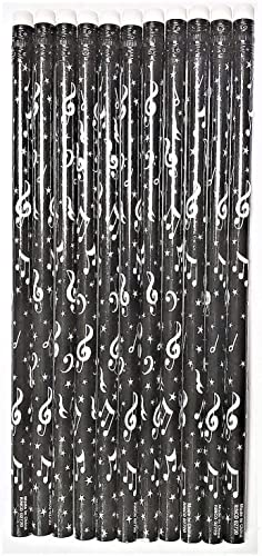 Lápices Zugar Land Musical Note Black and White 24 unidades miniatura 6