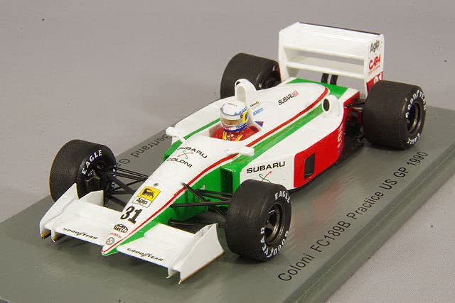Amazon | 1/43 コローニ FC189B 1990 F1 アメリカGP プラクティス #31 
