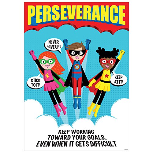 Creative Teaching Press Poster Perseverance Superhero Inspire U Poster (7278)
