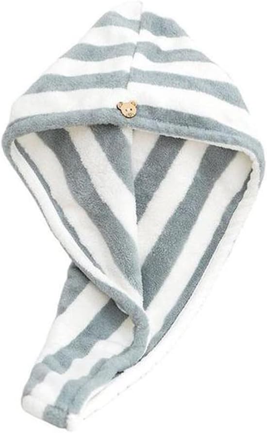 Microfibre After Shower Hair Drying Wrap Womens Towel Quick Dry Hat Turban Bathing Accessories(A)