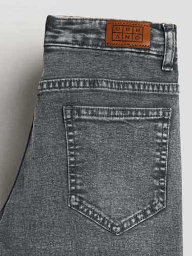 Image of Urbano Juniors Boy's Straight Fit Washed Denim Jeans Stretchable