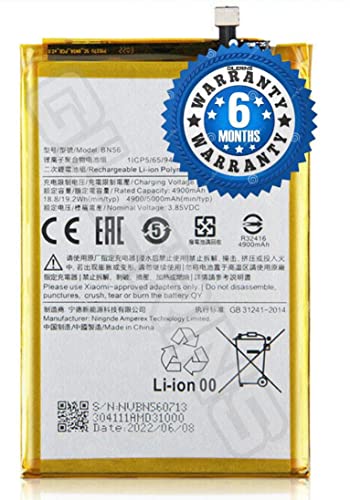 Image of Original BN56 Battery for Redmi 9A / 9C /Poco M2 Pro Battery with 6 Month Warranty*** (E104)