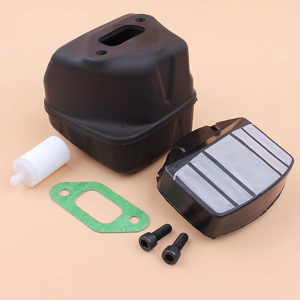 Tiempo Beixi Silenciador de Escape de Aire de Tornillo de Juntas Juego de Filtro Compatible con Husqvarna 357XP 357 359 2159 Jonsered CS2156 CS2159 de la Motosierra de Cadena Sierras de recambios