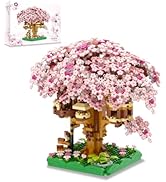 Amazon.com: QISHOUTING Cherry Blossom Tree Building Set, 1113PCS