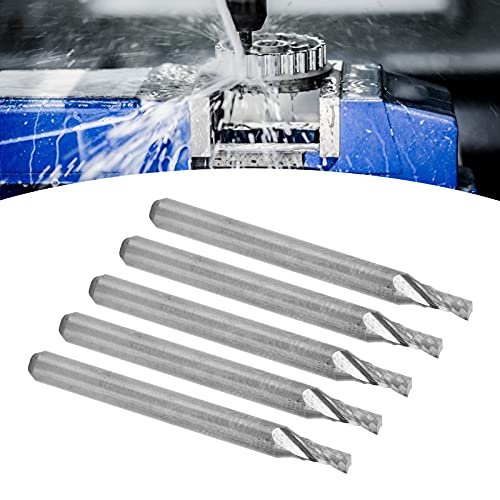 Fresas de extremidade de carboneto CNC fresas de fresa, cortador de flauta único de alta dureza está