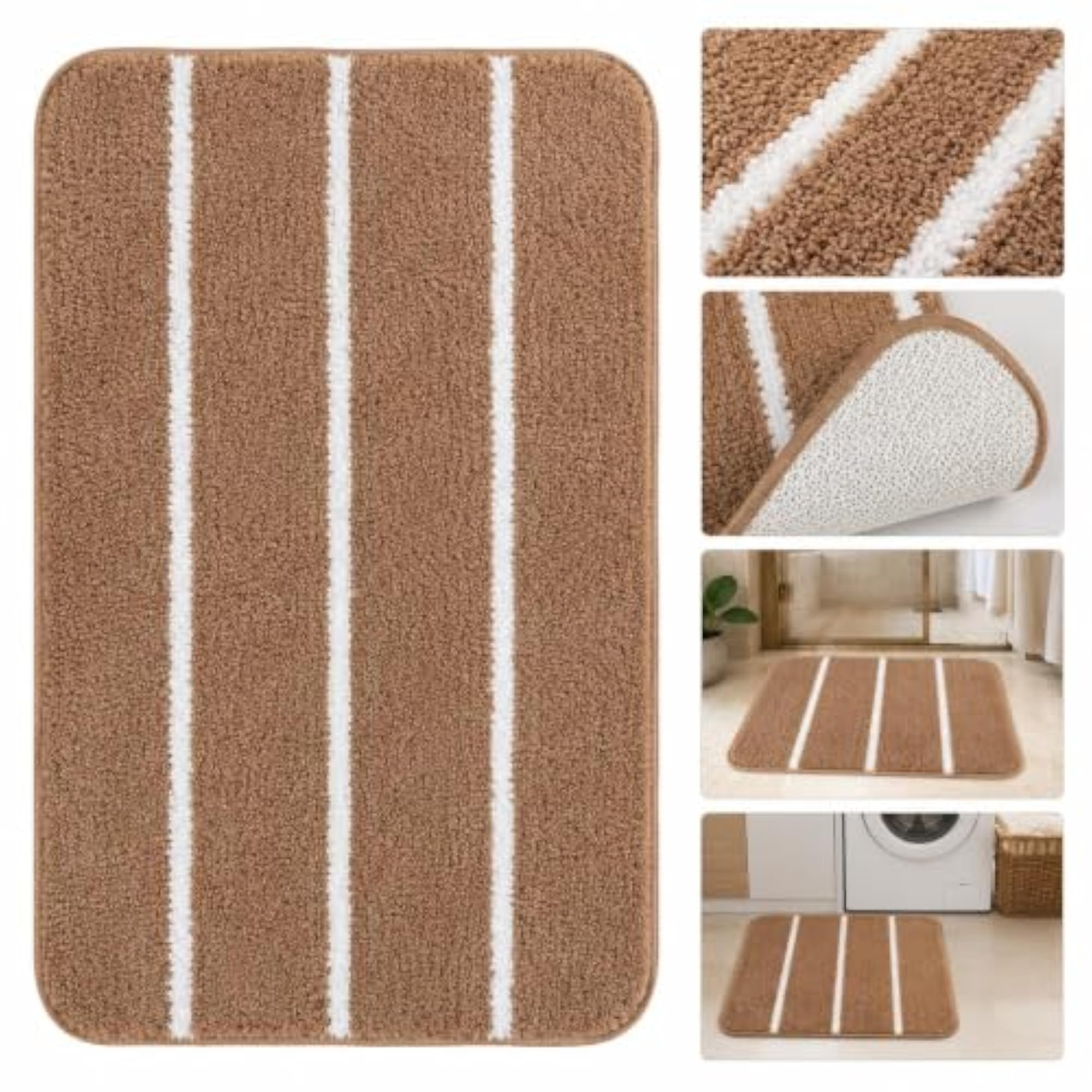 Soft Microfiber Quick Dry Non-Slip Bath Mat