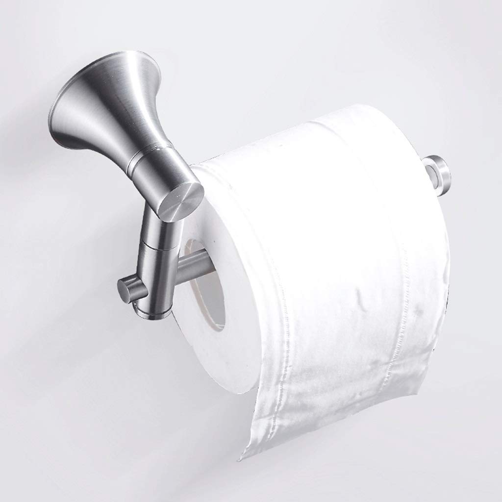 Porta Rotolo - in Acciaio Inox Spazzolato Carta portasalviette da Bagno tovagliolo di Carta igienica Titolare Rotolo di Carta igienica Carta Carta Carta igienica