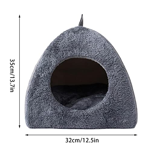 Camas de gato para animais domésticos,Cama de caverna para cães de barraca semi-fechada - Barraca de