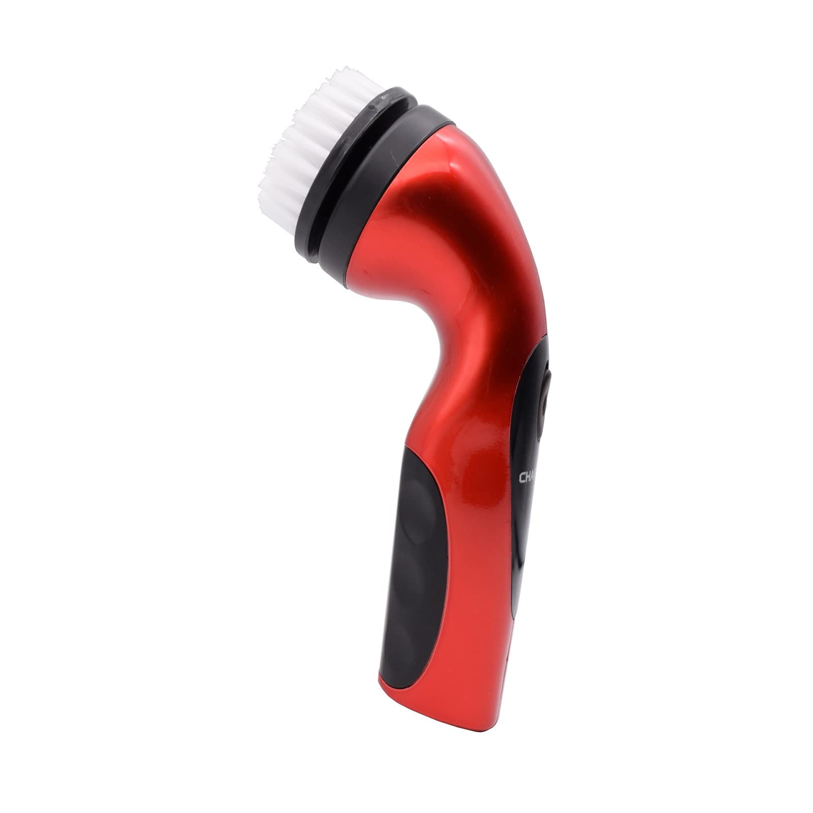 Limpiabotas Cepillos de limpieza for máquinas portátiles eléctricos Mini cepillos multifuncionales for zapatos for bolsos de cuero Mantenimiento de asientos de automóvil (color: rojo, tamaño: talla ún