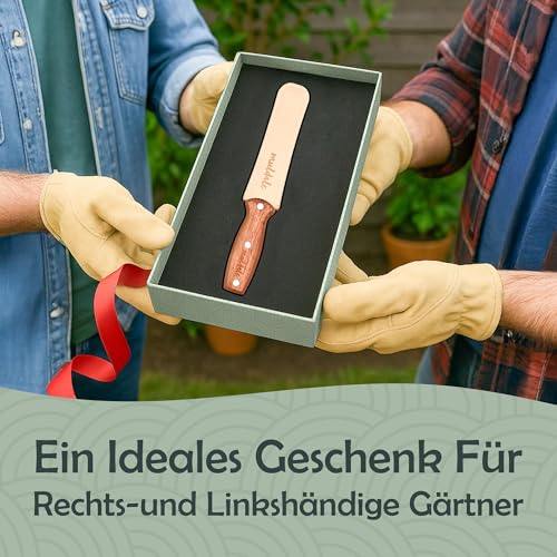 Muldale Titanium Diamant-Schleifstein mit Abziehleder, Garten-Schärfwerkzeug für Messer, Äxte, Rasenmähermesser & Gartenscheren, Körnung 325/1000