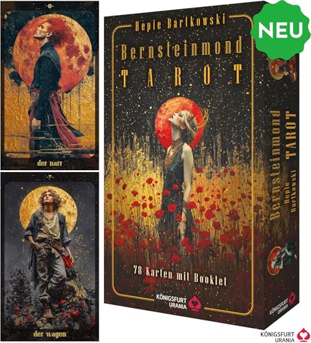 Bernsteinmond Tarot - 78 Tarotkarten und 80-seitiges Booklet