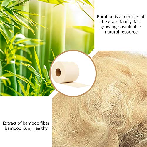 Elvissmart Ultra Soft Bamboo Toilet Paper - 4800 Total Bath Tissue, 24 Roll (Pack Of 1) #TOP6