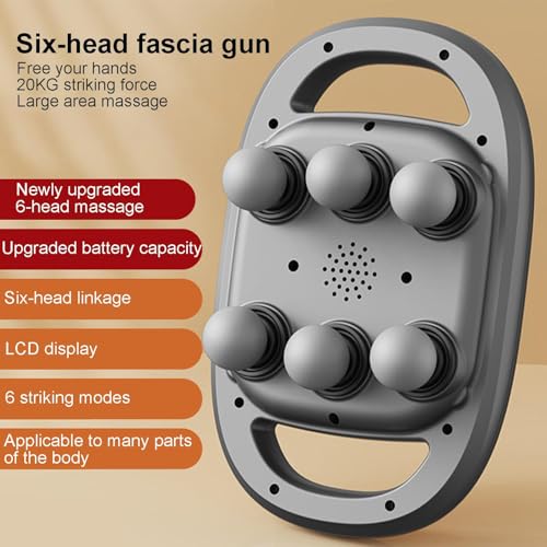Masseur électrique pour le corps multi-mode à 6 têtes interchangeables LED - 7