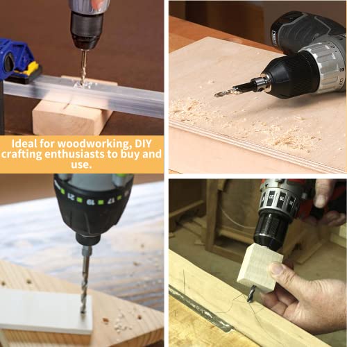 Bivethoi 5Pcs 5Mm Drill Bit Brad Point Drill Bits For Woodworking, Wood Drill Bits High Carbon Steel Drilling Tool, Metric Drill Bits For Softwood Hardwood Plywood Acrylic Plastic #TOP6