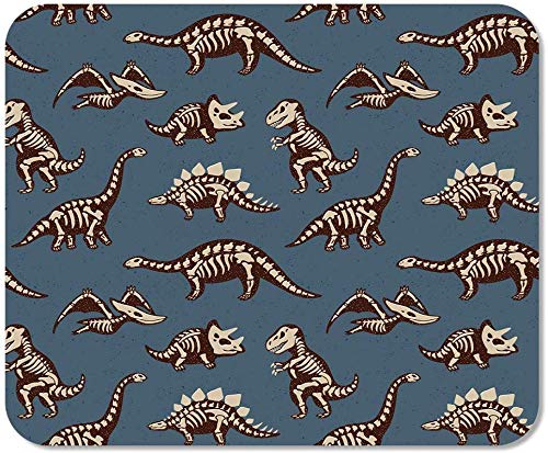 Mousepad Computadora Bloc De Notas Oficina Patron Divertido Incompleto Fosiles Dinosaurios Dibujos Animados Craneo Hueso Jurasico Hogar Escuela Juego Jugador Computadora Trabajador Amazon Es Electronica