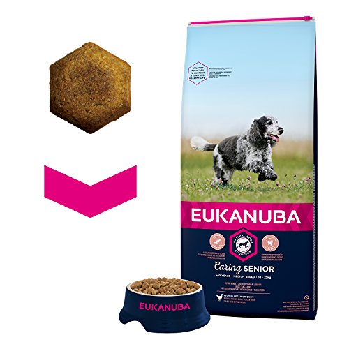 Eukanuba Chien Senior Nourriture sèche Pour Moyenne Race Poulet 15kg – Image 5