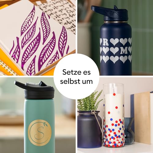 Cricut Smart Vinyl Permanent 33 x 91 cm, 1 Bogen (schimmerndes Gold)