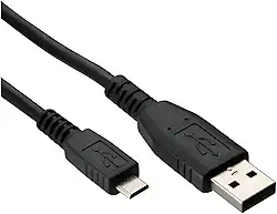 Cabo USB V8 Micro 1,8m para Carregamento Rápido e Transferência – Compatível com PS4, Xbox One, Headsets e Mais