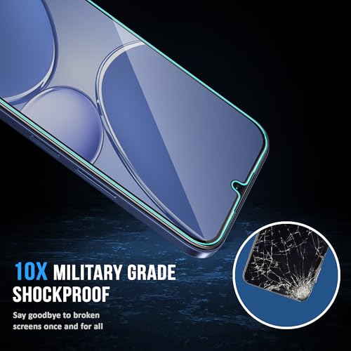 Image of FIRST MART Military-Grade Matte Tempered Glass for Realme P4 Lite, Realme C83 and Narzo 100 Lite - 9H Screen Protector, Anti-Glare Protection, Scratch-Resistant, Bubble-Free (1 Pack)