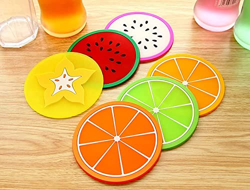 Porta copos de silicone porta copos de frutas antiderrapantes para bar, sala de estar, copos de cozi