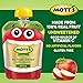 Mott's No Sugar Added Applesauce, 3.2 oz clear pouches, 12 Count (Pack of 8)