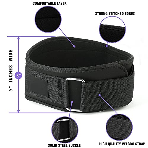 Cinturón de levantamiento de pesas ajustable para soporte lumbar miniatura 3