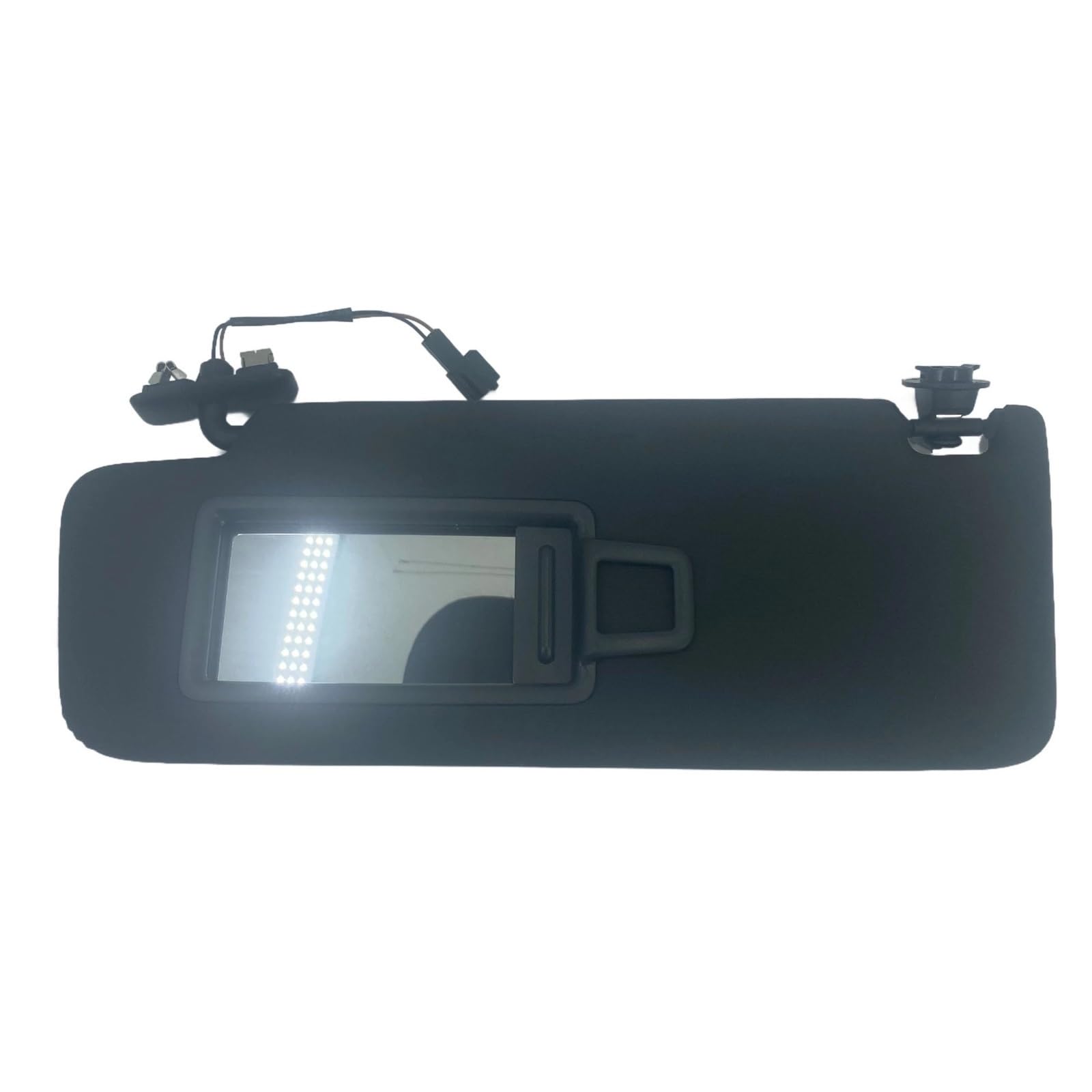 Auto Sonnenschutz Make-up Spiegel Anti-Glare Abschirmung Platte Für VW ID.6 Für CROZZ 2021 2022 2023 2024 2025(Black Left)