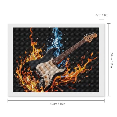 Peinture diamant musique déco salon broderie adulte 30x40 - 2