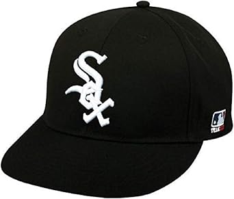2013 Youth FLAT BRIM Chicago White Sox Home Black Hat Cap MLB Adjustable
