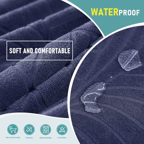 Juego de fundas elásticas impermeables que protegen tu sillón de manchas facilitando la limpieza 4