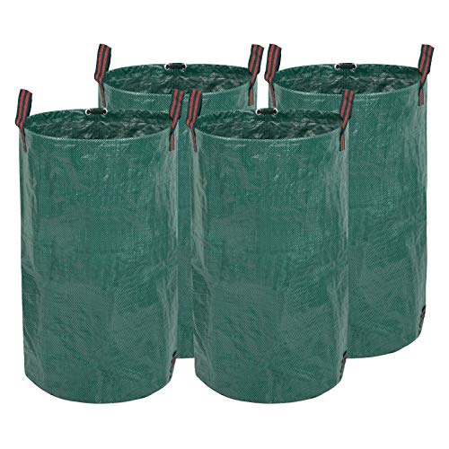 Preisvergleich Produktbild 4er Gartenabfallsack 272L selbststehend Gartensäcke Laubsack Gartenabfälle Tasche faltbar