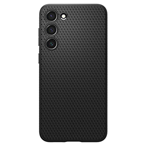 Image of Spigen for Galaxy S23 Plus Case, Liquid Air [No Magnet Ring] [Military-Grade Protection] - Matte Black