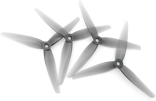 8pcs HQProp 5.5X2.2X3 5522 5 Inch 3-Blade Propellers Set 4X CW / 4X CCW Poly Carbonate