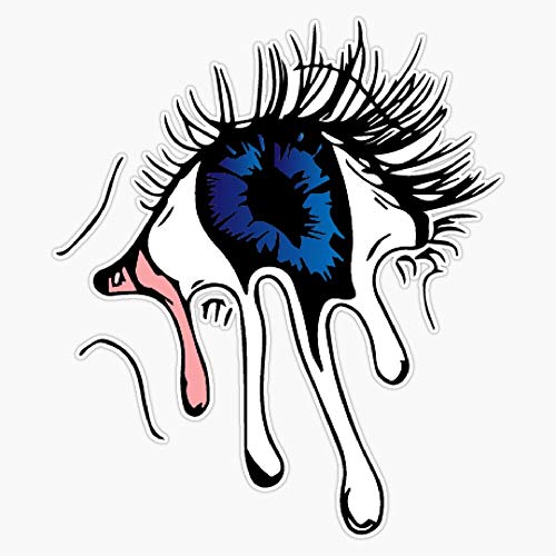 Cool Trippy Melting Eye Vinyl Waterproof Sticker Decal Car Laptop Wall Window Bumper Sticker 5