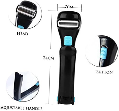 Miniatura 8 de FOMIYES 2 unids Volver Removedor Cuerpo Afeitadora Maquinilla de Afeitar para el Depilación Trasera