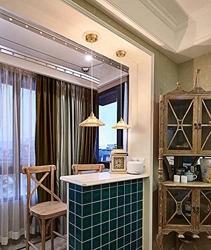 Ejhgdwx Pendant Light Fixture For Kitchen Island, Modern Hanging Lamp For Dinning Room, Adjustable Hanging Lights With Glass Shade For Bedroom Hallway Bar(Glod,3 Pack)… #TOP6