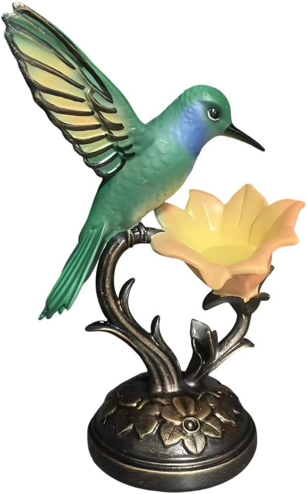 Creative Resin Accent Light Figurine Statue for Tabletop Home Decors, Shelf Bedsides Desk Display Accent Piece Art