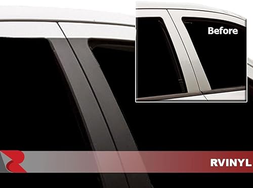 Miniatura 5 de Rtrim - Adhesivo para poste de pilar compatible con Toyota Prius 2016-2022, color negro brillante