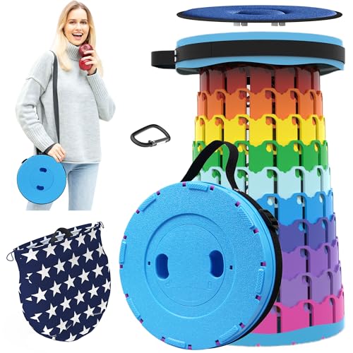 折りたたみイス 折り畳み椅子 軽量 アウトドアチェアコンパクト 伸縮式 おりたたみいす クッションつき 収納バッグとカラビナ付き 高度調節可能 46CM 耐荷重270kg 持ち運び便利 一秒開閉できる 旅行 キャンプ 椅子 行列待ち 釣り ハイキング 風呂 花見 花火大会 フェス 運動会 屋内/屋外用 （クッション、収納バッグ、カラビナ付き）