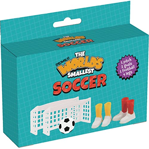 iscream (Probably) The World's Smallest Soccer Game with Tiny Finger Feet, Ball and Goals