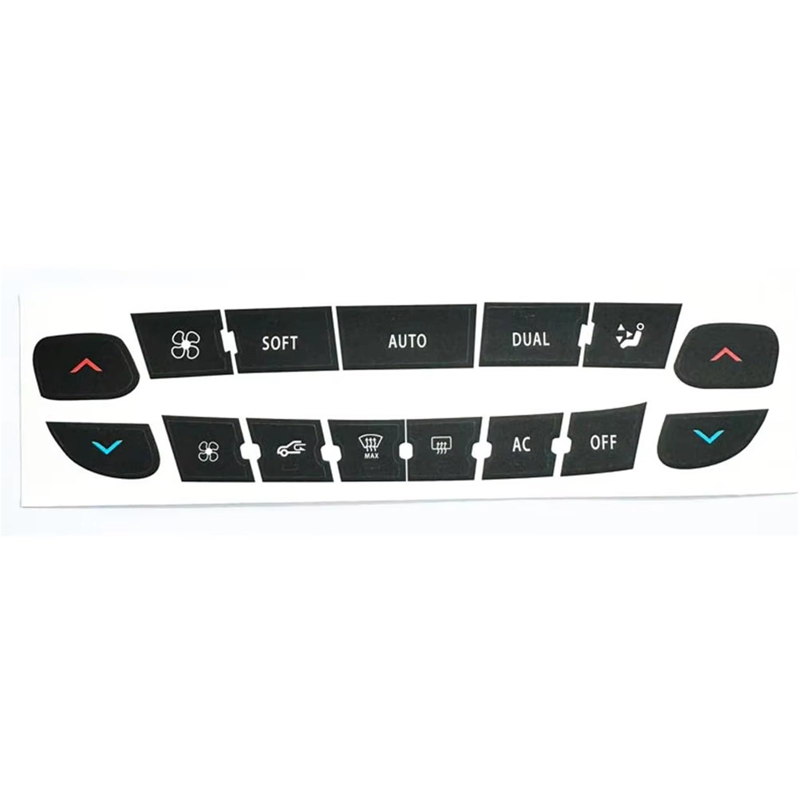 Repair Compatible with Megane for Master for Scenic Air Conditioning Control Panel Button Repair Audio Button Repair Sticker