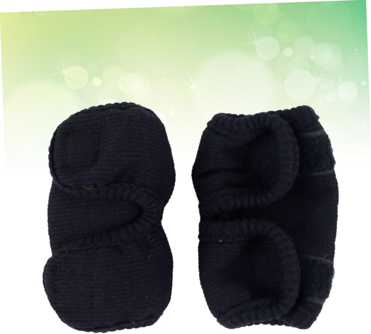 balacoo 3pairs Dog Leg Warmers Pet Leg Sleeves Dog Protectors Prevent Licking Support Recovery Black