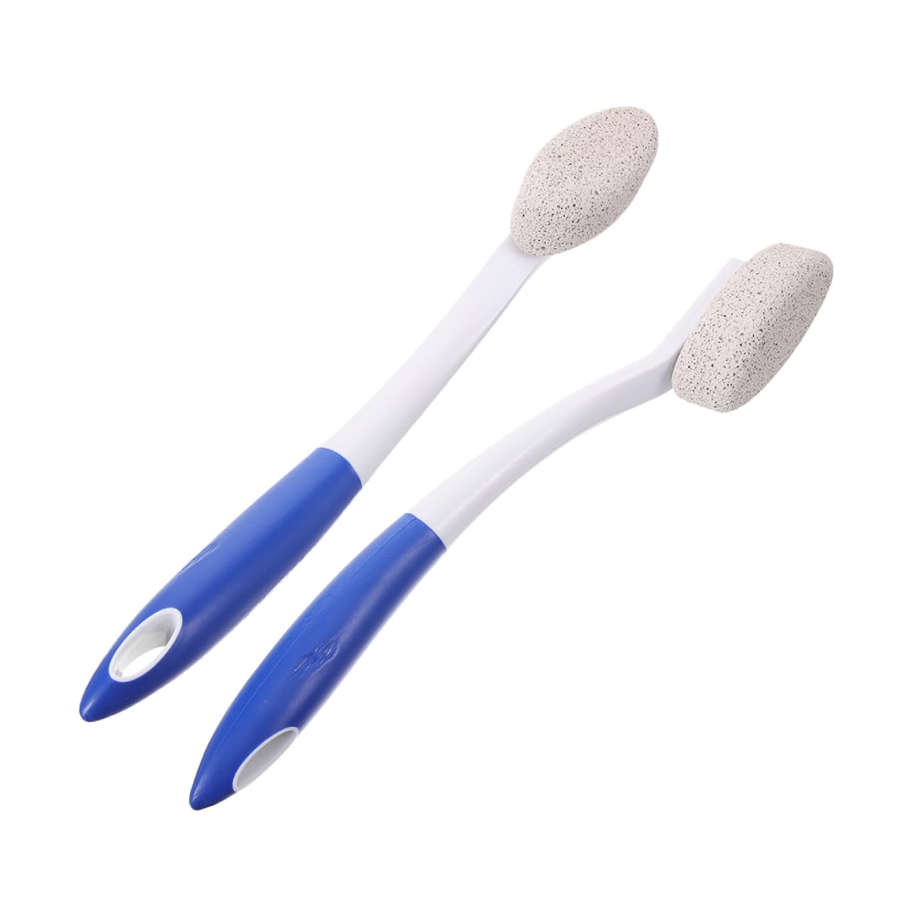 Raspa Piedi Pomice, 2 Pezzi, Design Ergonomico Antiscivolo, Rimuove i Calli la Pelle Morta, per Casa e Salone