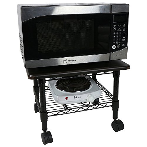 Apollo Hardware Printer Stand Series/2 Tier Printer Stand 14"Wx15.6"Lx14"H (2 Tier) (Black) #TOP2