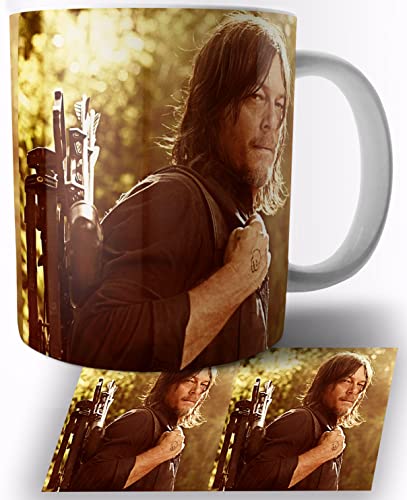 The Walking Dead Norman Reedus Daryl Dixon B Tasse en Céramique Blanche 325ml Mug