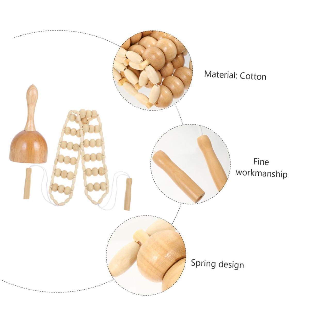 PACKOVE Guasha De Madera Para Masaje Linfático Herramienta Creativa De Gua Sha Ventosas Chinas Para Relajarse