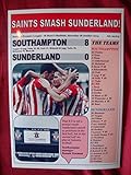 fc southampton hasenhüttl Einzigartig und in Handarbeit Southampton 8 Sunderland 0–2014 – Souvenir Print